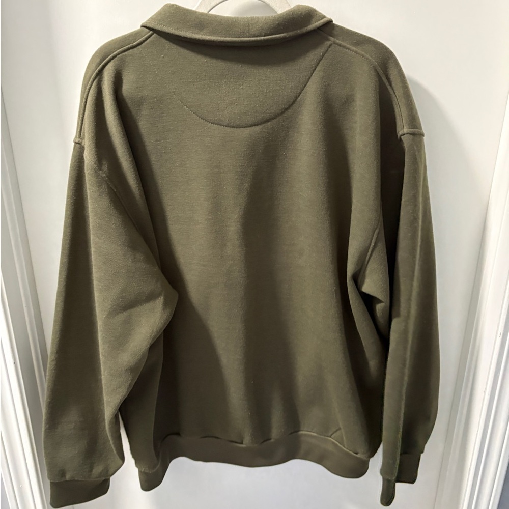 Weatherman Dark Olive Men's Sweater - Picture 3 of 3